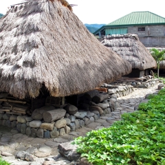 Chozas tradicionales de los Ifugao