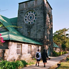 Die malerische Kirche von St. Mary in Sagada, Mountain Province