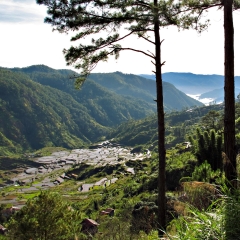 Vista cerca a Sagada, Región de la Cordillera